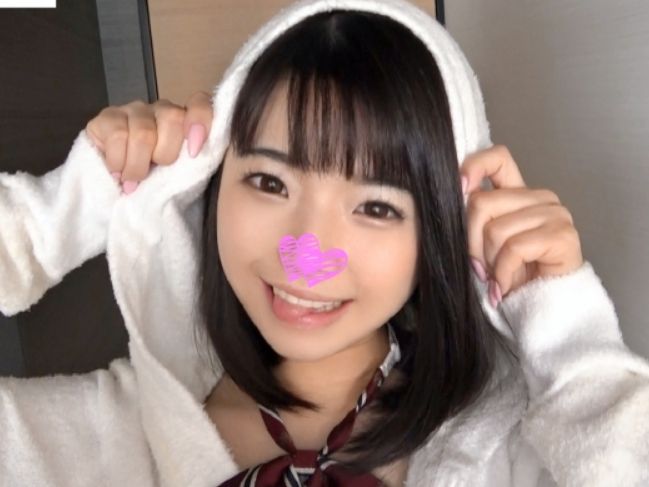 【純粋無垢なロリJK】『気持ちいい…』つぶらな瞳の美少女が制服姿で大胆に！立ちバックで激しく突かれ、かわいい声で絶叫！ウブな少女がエッチな快感に目覚めちゃう！ｗ